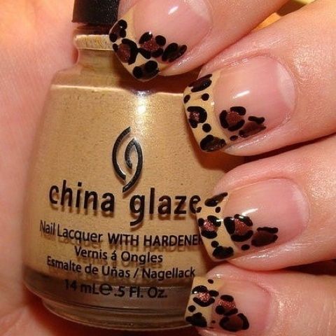 Leopard french tip!