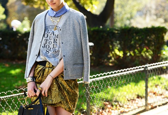 Love this combo from Tommy Ton Shoots the Street-Style Scene at the Spring 2013
