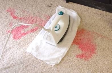 MAGIC! I've been doing this all over my carpet, it works on old stains, new
