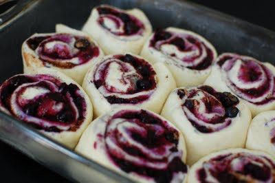 Made these Blueberry Cinnamon Rolls – sinful, and totally delicious. A totally d