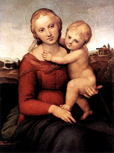 Madonna and child (The Small Cowper Madonna) – Raphael