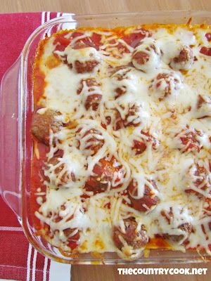 Meatball Sub Casserole