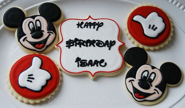 Mickey Mouse cookies