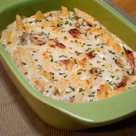 Olive Garden! – Baked Cheesy Chicken Penne (40 minutes)