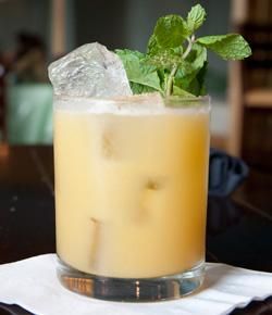 Painkiller – one of the most popular drinks in the Caribbean with dark rum, pine