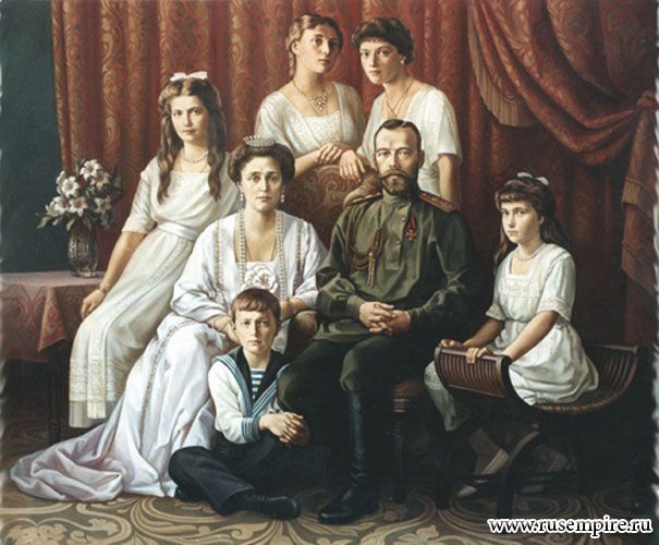 Painting of the Imperial family