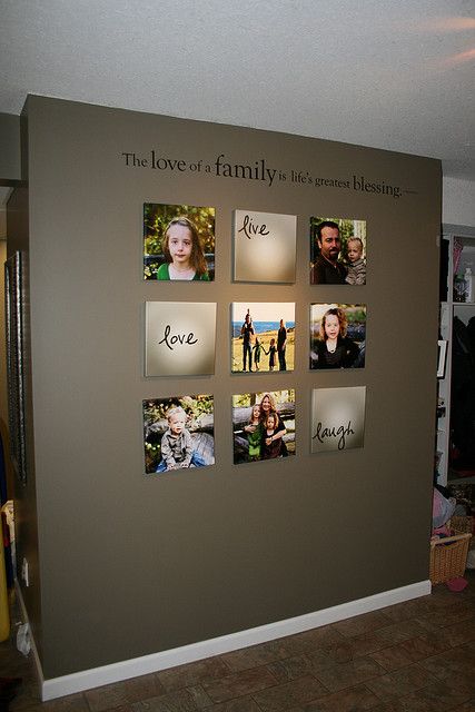 Picture wall ideas.