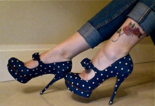 Polka dot–I LOVE these shoes!!!