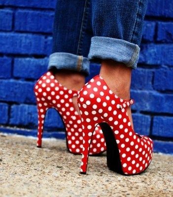 Polka dots shoes
