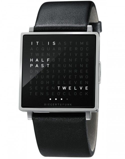QLOCKTWO W Watch $650 – This is the coolest ever.