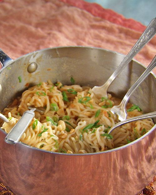 Ramen Noodle Upgrade – Martha Stewart Recipes (Just add peanut butter, soy sauce