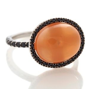 Rarities–Peach Moonstone and Black Spinel
