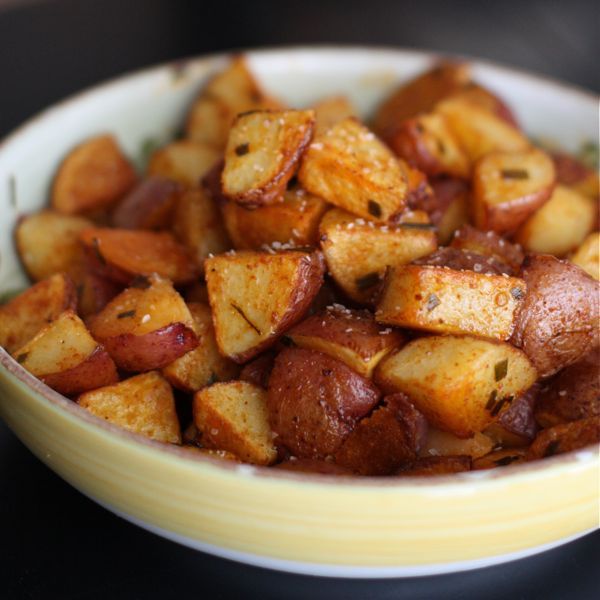 Roasted Red Potatoes with Smoked Paprika (super easy side dish!)