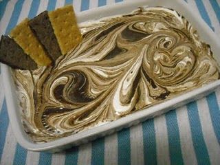 S'mores Dip! 1 can sweetened Condensed Milk 1 1/2 cups Chocolate Chips 1/2 c