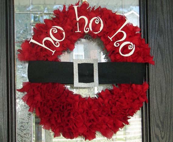 Santa Ho Ho Ho Wreath by FrazzledFabulous
