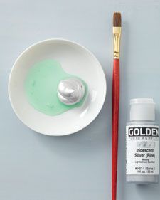 "Scratch-off"paint (like on lottery tickets) – one part dish soap, two