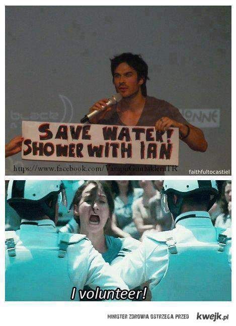 Shower with Ian ♥