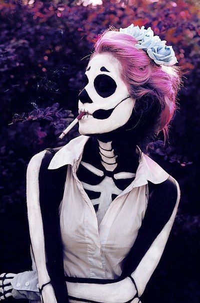 Skeleton…love this costume idea!