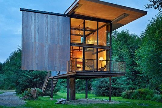 Sol Duc Cabin, Washington by Olson Kundig Architects