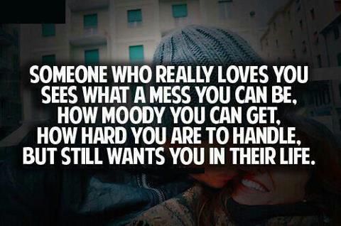Someone who really loves you..