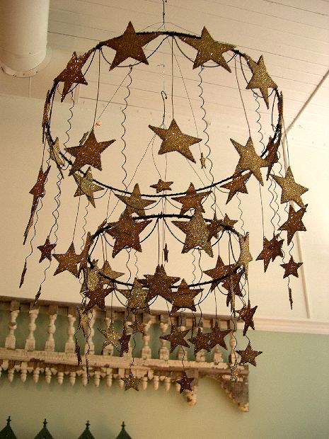 Star chandelier.