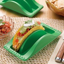 Taco Plates, Upright Taco Holder, Taco Tray | Solutions…I must have these!