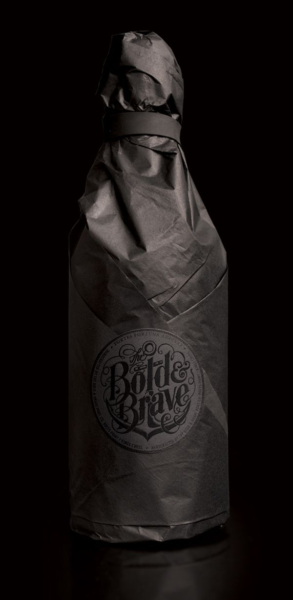 The Bold & Brave Port Packaging #packaging #lettering #branding