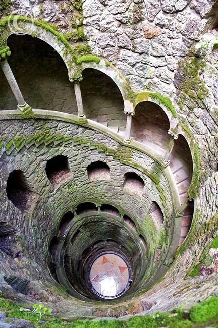 The Inititation Well, in Sintra, Portugal.