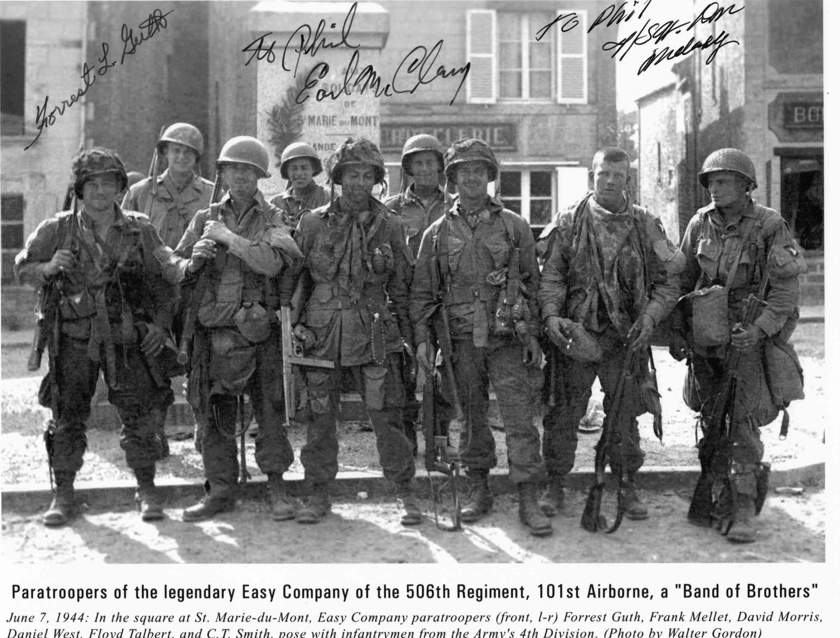 The Real Band of Brother from the 506th Regiment of the 101st Airborne, Easy Com
