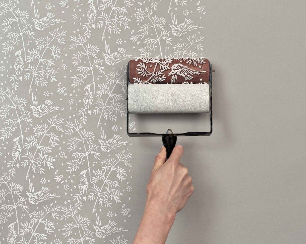 These patterned paint rollers from The Painted House are clever tools for recrea