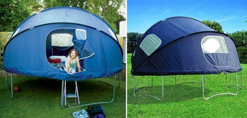 This Trampoline tent is going in the backyard ASAP….too much fun :)