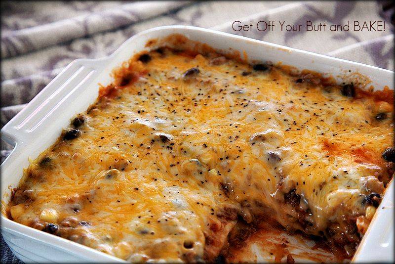 This was voted the #1 Casserole for the year at Taste Of Home – Cheesy enchilada