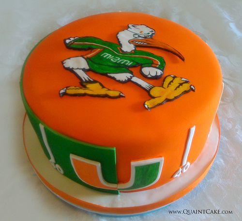 University of Miami Cake