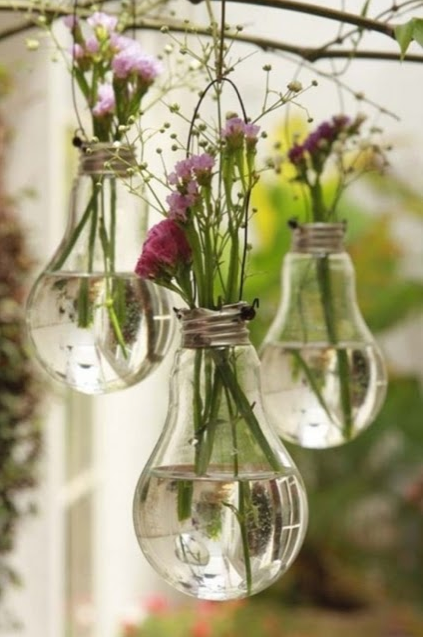 Upcycled Light Bulbs