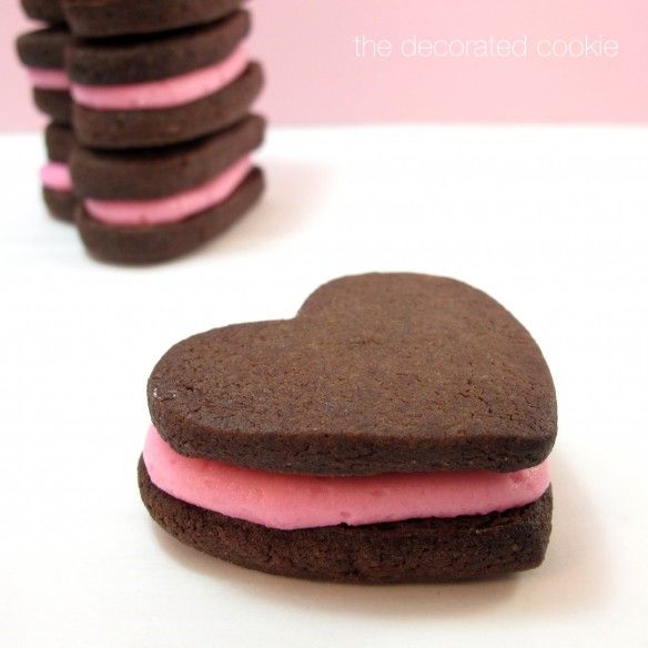 Valentines Sandwich Cookies