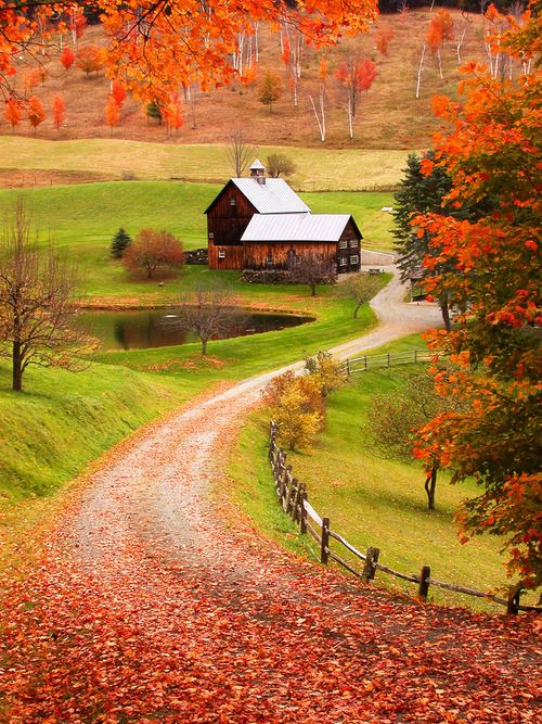 Vermont…I have always wanted to visit during the peak of fall…
