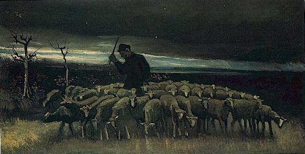 Vincent van Gogh: The Paintings (Shepherd with a Flock of Sheep)