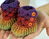 baby crochet boots