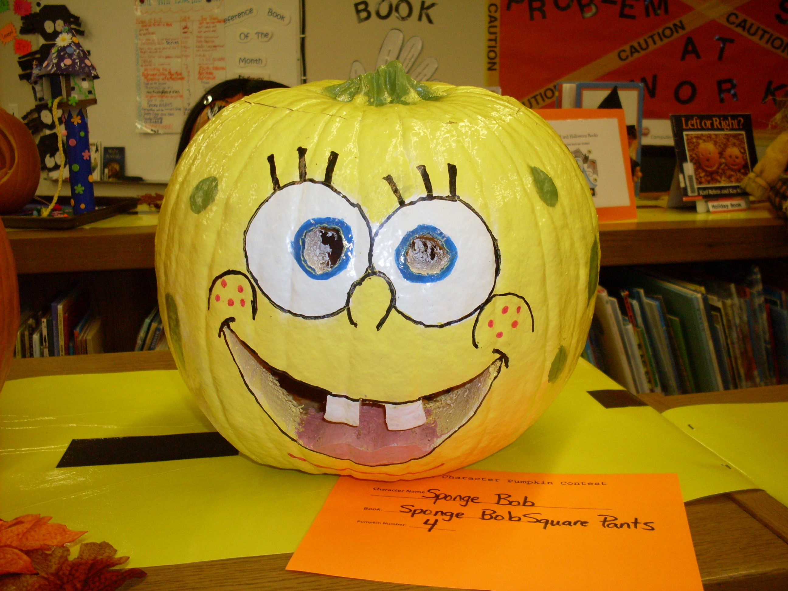 Book Character Pumpkin Decorating Contest