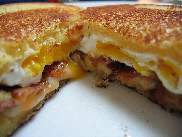 breakfast grilled cheese! love it!