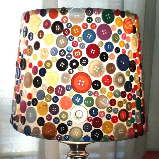 buttons buttons buttons lampshade
