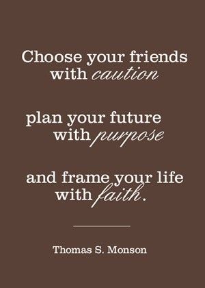 caution, purpose, and faith