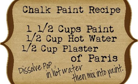 chalk paint recipe