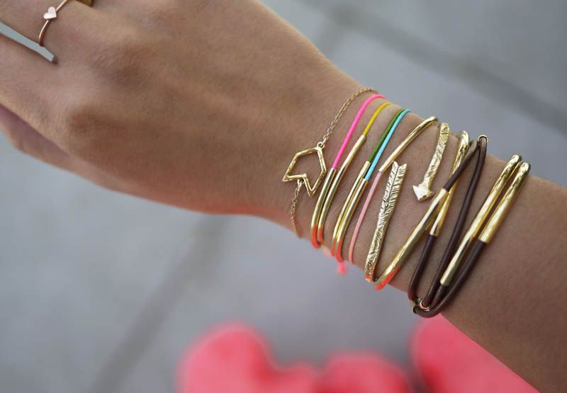 chevron bracelet + DIY bracelets