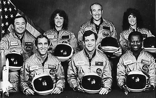 crew of the space shuttle Challenger