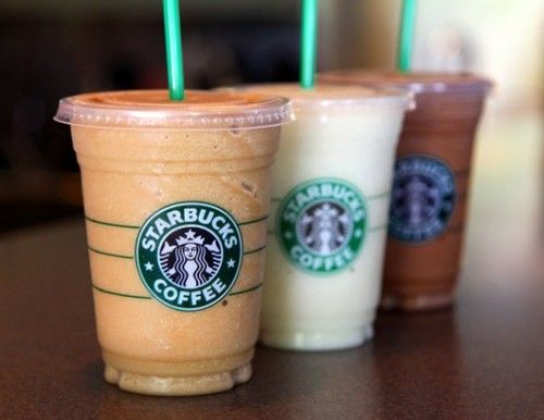 easy to make Starbucks fraps and only 95 calories. perfect for a college student