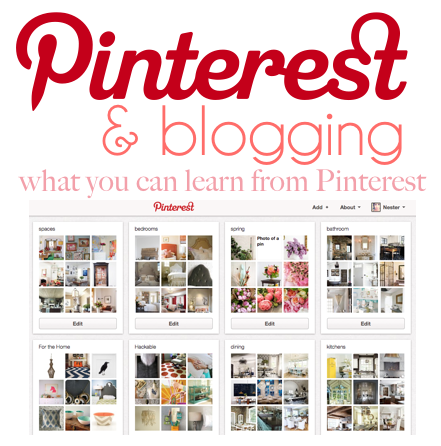 excellent post on how to use Pinterest with your blog by Nesting Place