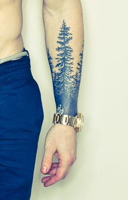 forest tattoo