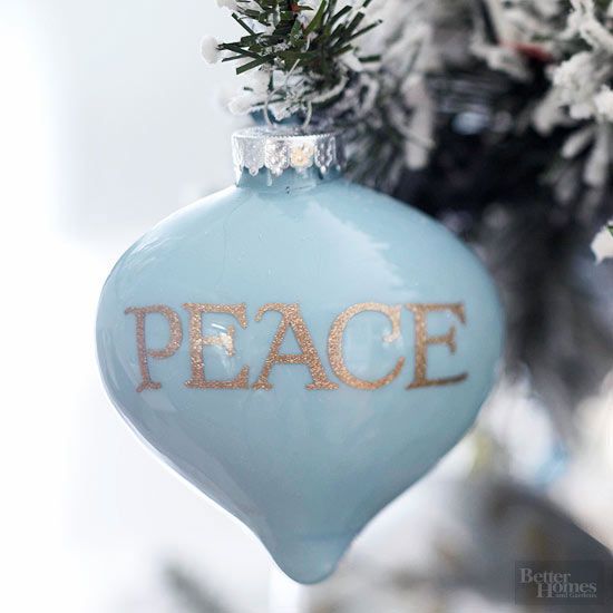 Pretty Painted Ornaments -   Easy Christmas Ornaments