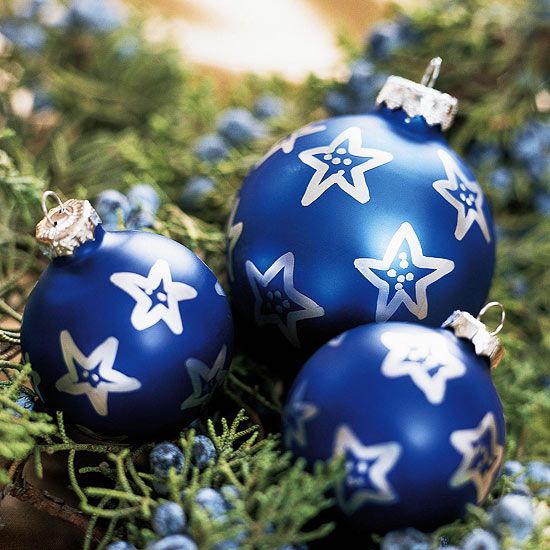 Starry Night Ornament -   Easy Christmas Ornaments